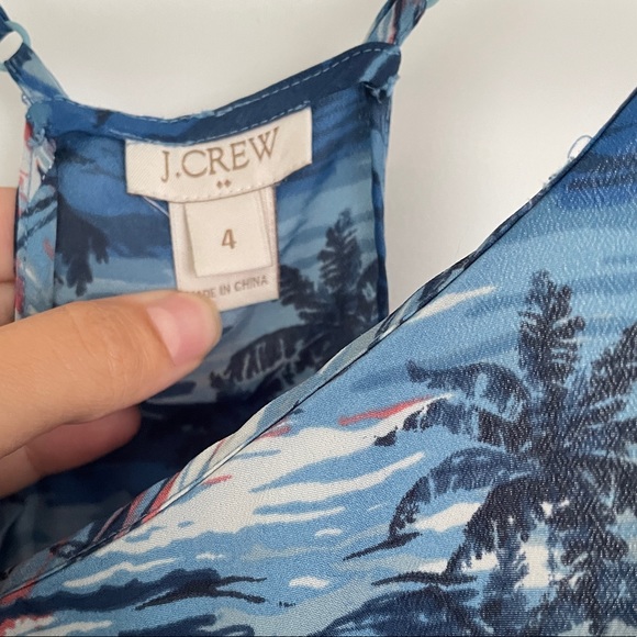 Tropical Racerback J. Crew Tank Top, 4 - Picture 4 of 6
